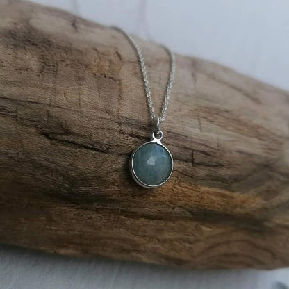 Aquamarine Serenity Necklace