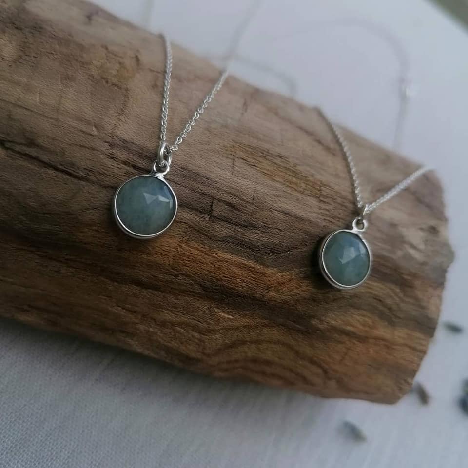 Aquamarine Serenity Necklace