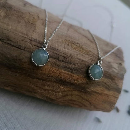 Aquamarine Serenity Necklace