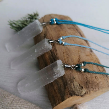 Selenite x Hemp Necklace