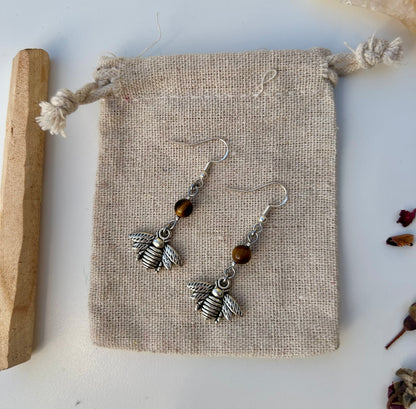 Sweet Honey x Tigers Eye Earrings