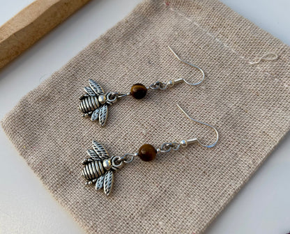 Sweet Honey x Tigers Eye Earrings