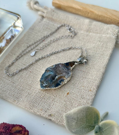 Twilight Spectrum Agate Necklace