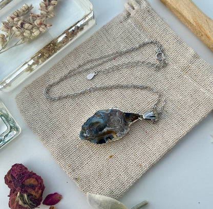 Twilight Spectrum Agate Necklace