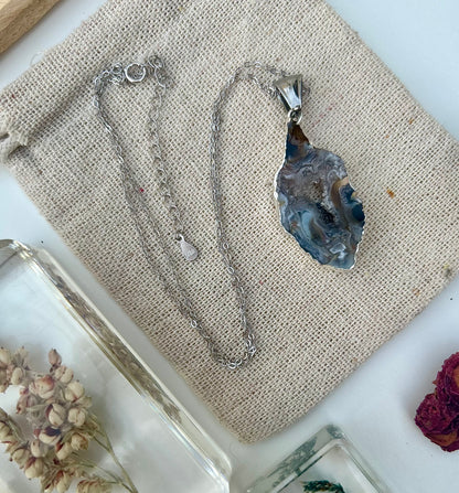 Twilight Spectrum Agate Necklace