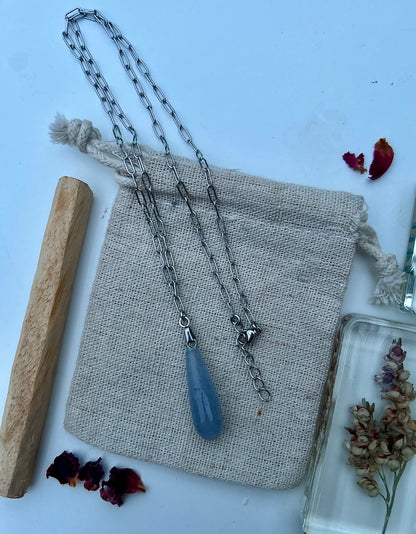 A Piscean’s Tear Necklace