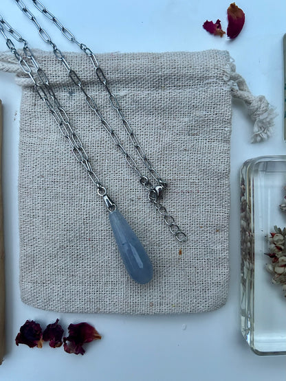 A Piscean’s Tear Necklace